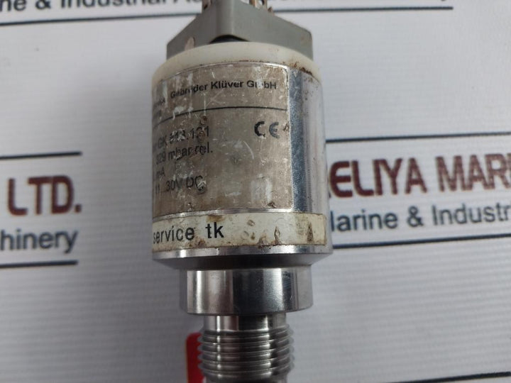 Ingenieur-service Gebruder Kluver 21219829 Pressure Transmitter Gk 813.121
