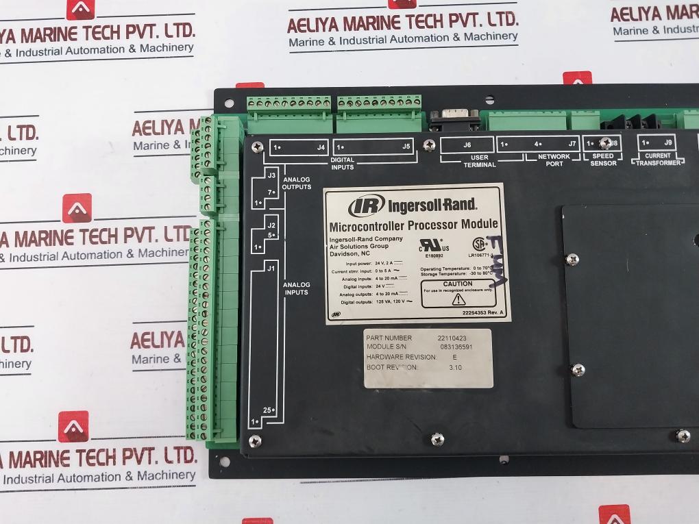 Ingersoll-rand 22110423 Microcontroller Processor Module