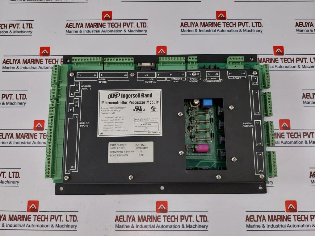 Ingersoll-rand 22110423 Microcontroller Processor Module Rev A