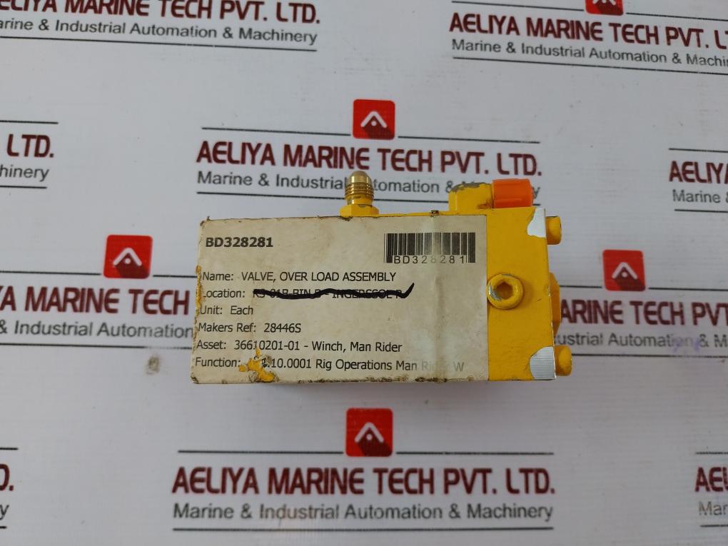 Ingersoll-rand 28446S Delta P Overload Valve