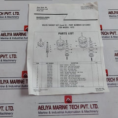 Ingersoll-rand 32133951 Valve/gasket Kit