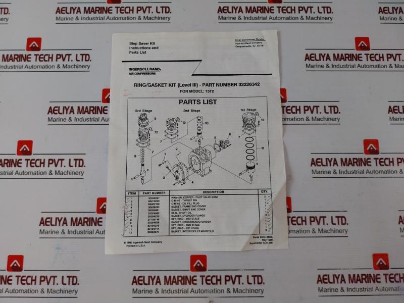 Ingersoll-rand 32194276 Ring Set