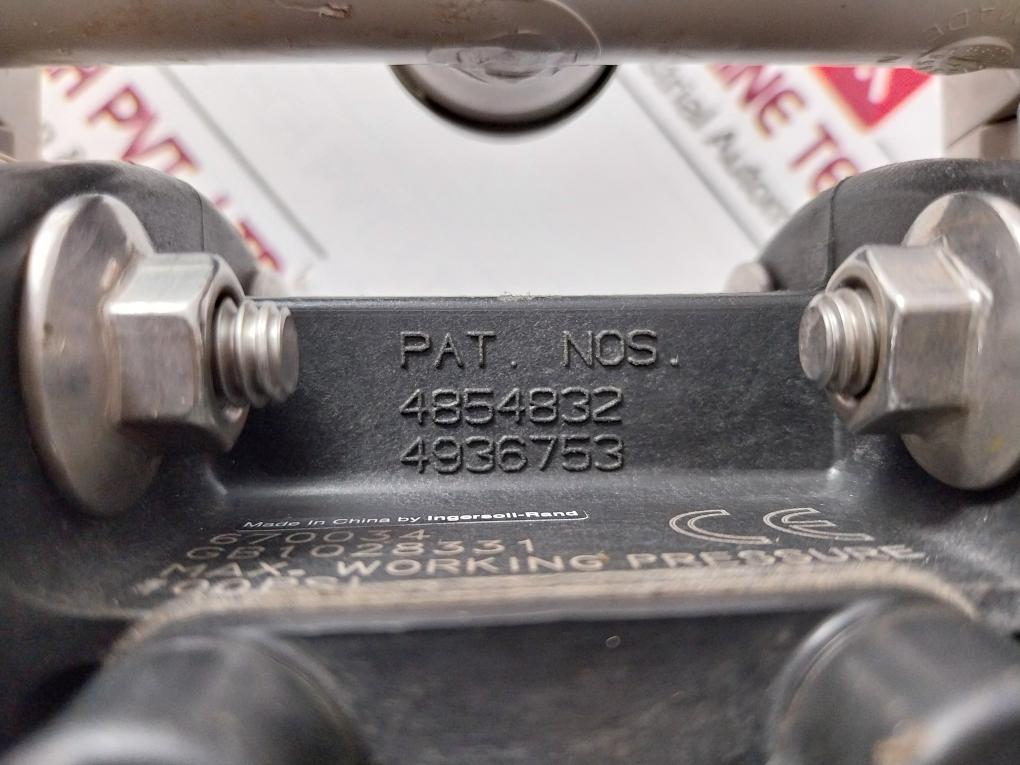 Ingersoll-rand 670034 Air-operated Double Diaphragm Pump 100 Psi 6.9 Bar