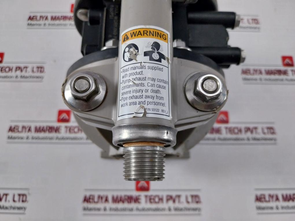 Ingersoll-rand 670034 Air-operated Double Diaphragm Pump 100 Psi 6.9 Bar