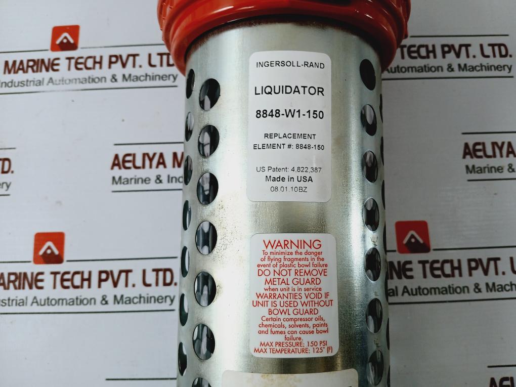 Ingersoll-rand 8848-w1-150 Liquidator 1”, Max Pressure 150 Psi