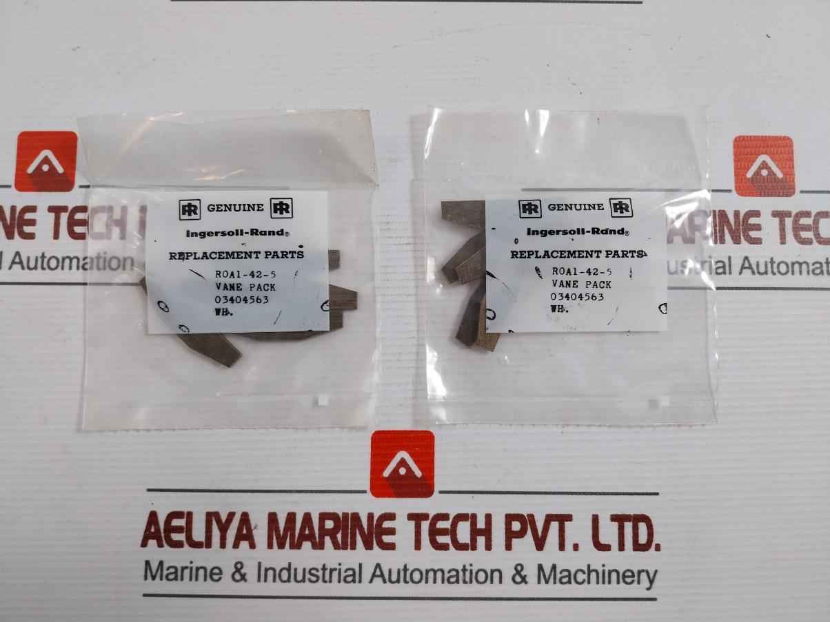 Ingersoll-rand Roa1-42-5 Vane Pack 03404563 2 Packet (1 Packet=5 Pcs)