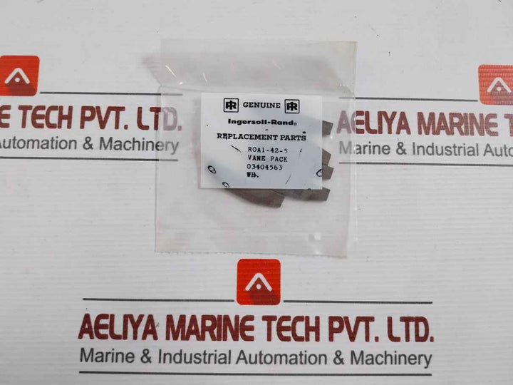 Ingersoll-rand Roa1-42-5 Vane Pack 03404563 2 Packet (1 Packet=5 Pcs)