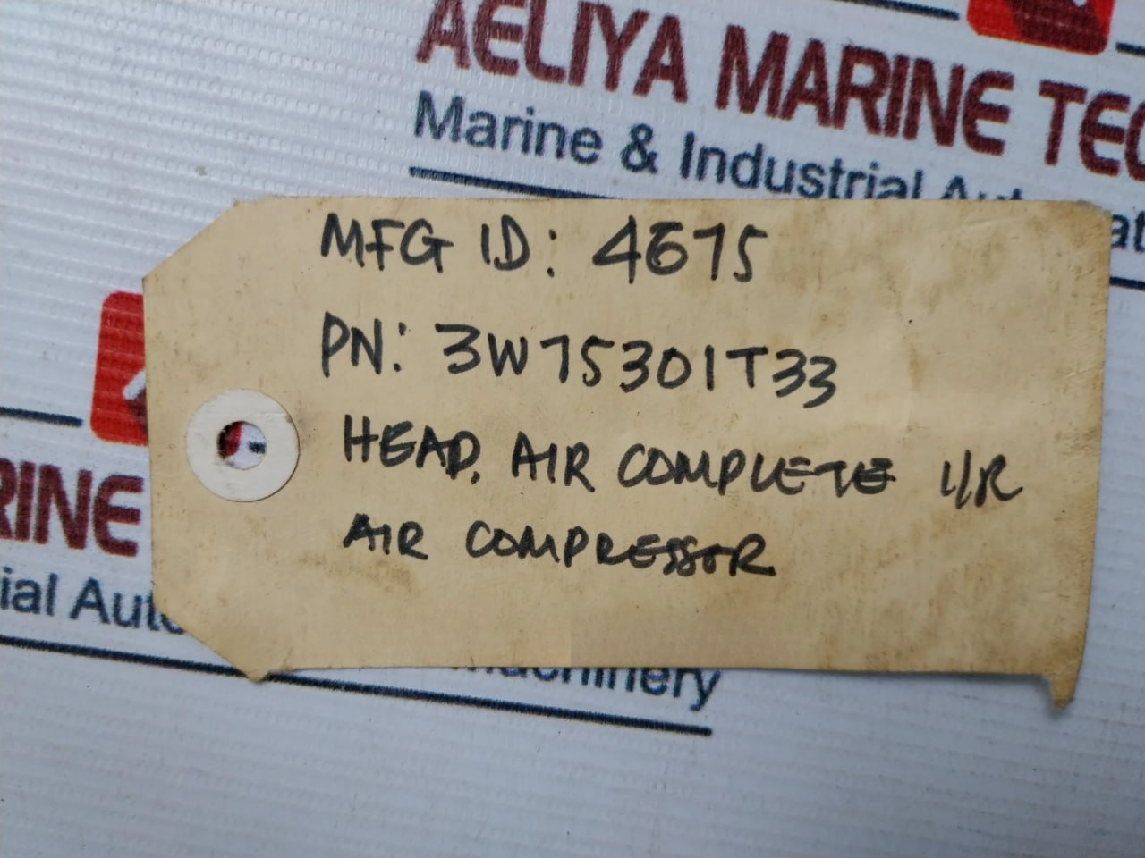 Ingersoll-rand 3W75301T33 Air Complete Compressor Head Set H34895