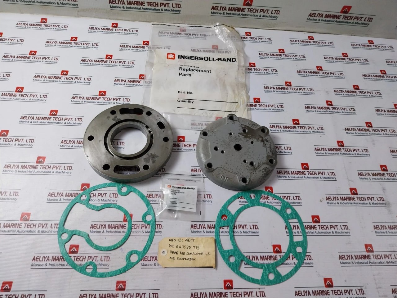 Ingersoll-rand 3W75301T33 Air Complete Compressor Head Set H34895