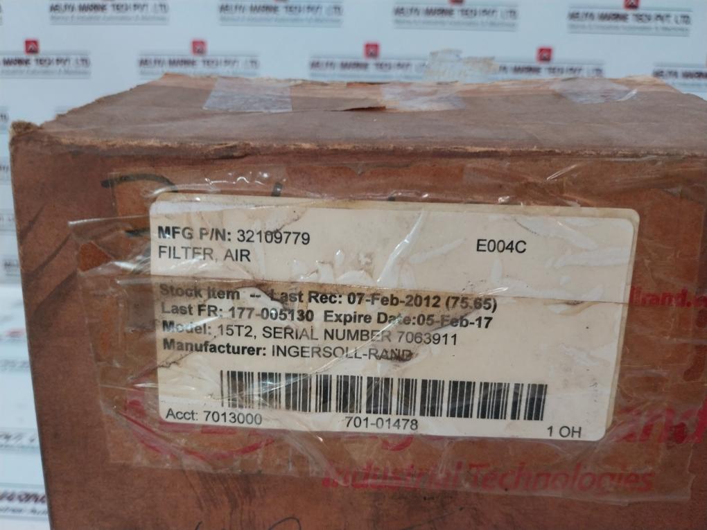 Ingersoll Rand 32109779 Air Filter Complete