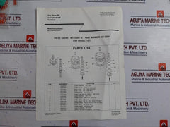 Ingersoll Rand 32133951 Plate , Spring , Top/Bottom Airhead, Valve/Gasket Kit