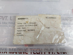 Ingersoll Rand 38230632 Exhaust Valve 316 Npt