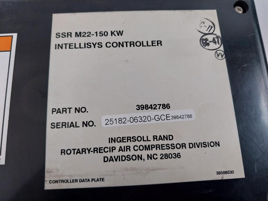 Ingersoll Rand 39842786 Intellisys Controller Rev.02