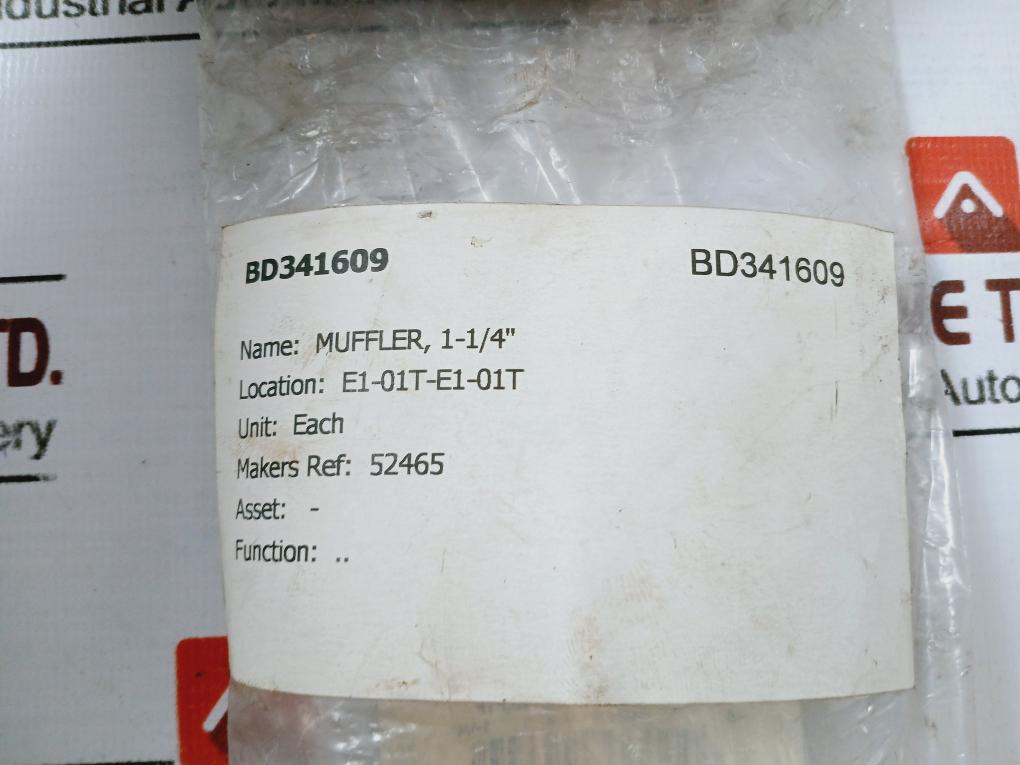 Ingersoll Rand 52465 Pneumatic Quietaire Muffler 1-1/4”