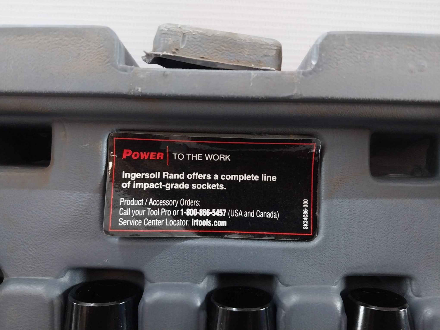 Ingersoll Rand Sk34C86-300 Socket Set 21Mm S64M21 S64H1-116L (Incomplete)