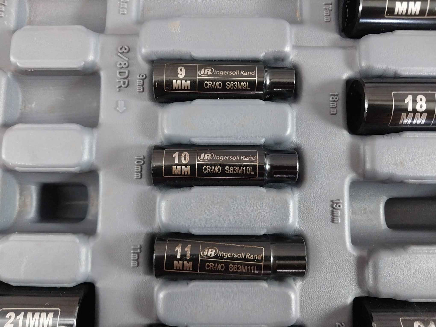 Ingersoll Rand Sk34C86-300 Socket Set 21Mm S64M21 S64H1-116L (Incomplete)