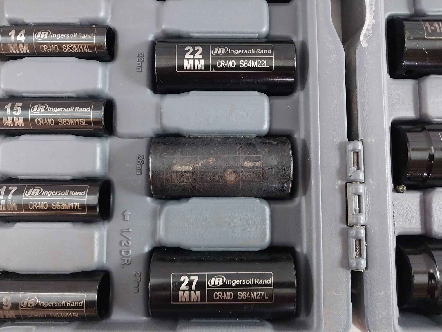 Ingersoll Rand Sk34C86-300 Socket Set 21Mm S64M21 S64H1-116L (Incomplete)