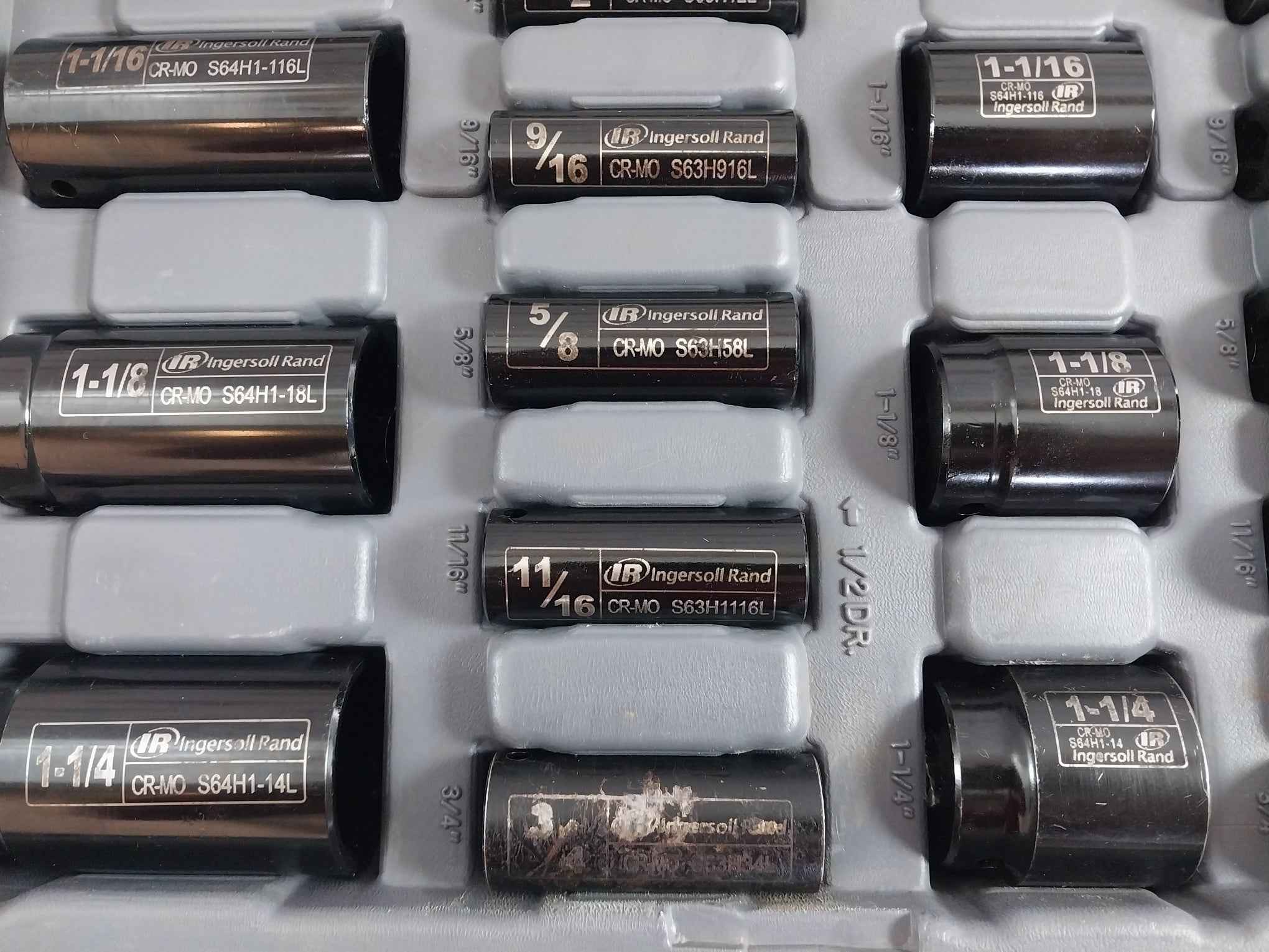 Ingersoll Rand Sk34C86-300 Socket Set 21Mm S64M21 S64H1-116L (Incomplete)