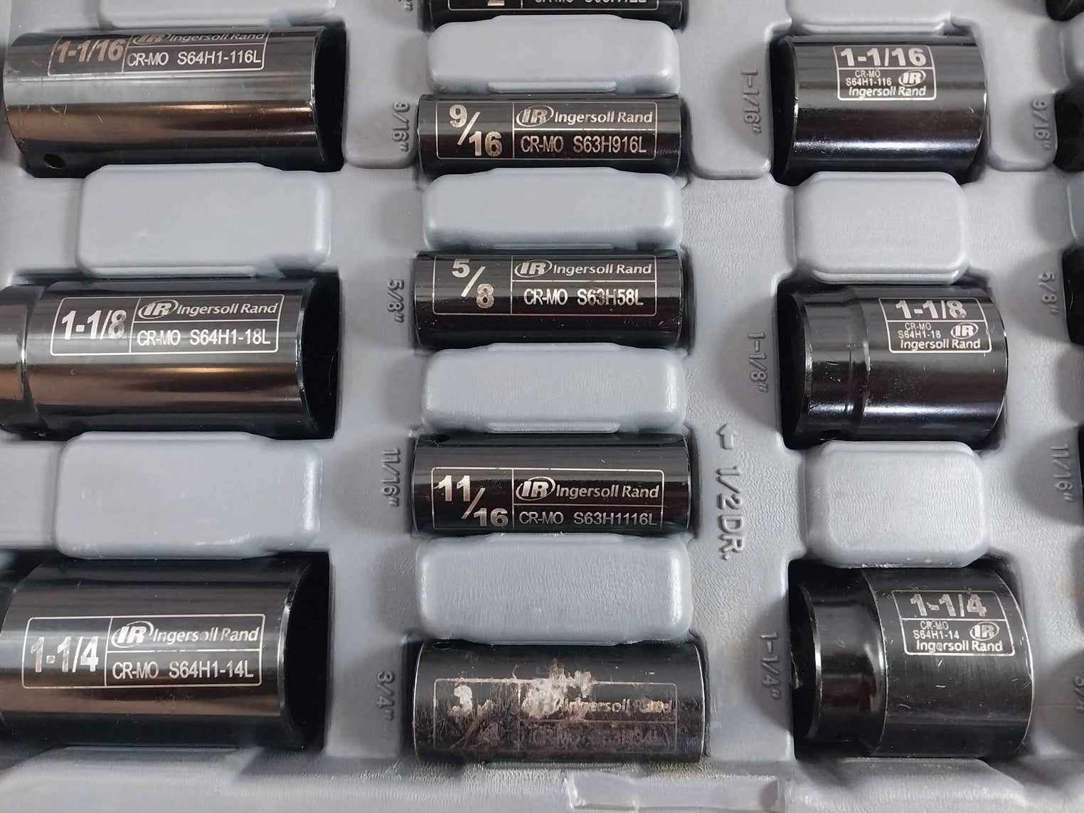 Ingersoll Rand Sk34C86-300 Socket Set 21Mm S64M21 S64H1-116L (Incomplete)