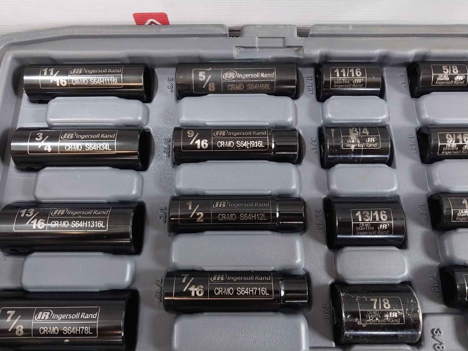 Ingersoll Rand Sk34C86-300 Socket Set 21Mm S64M21 S64H1-116L (Incomplete)
