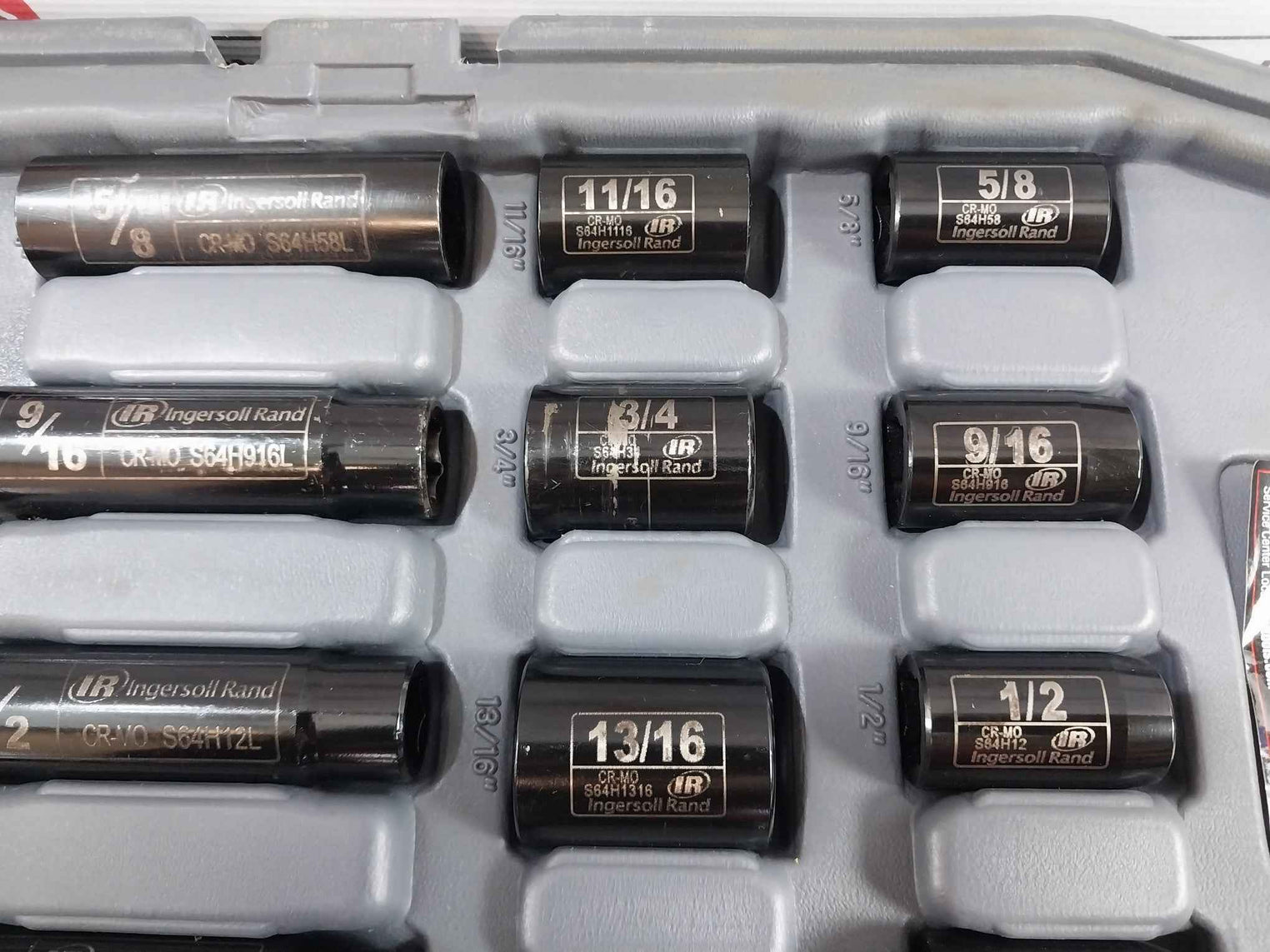 Ingersoll Rand Sk34C86-300 Socket Set 21Mm S64M21 S64H1-116L (Incomplete)