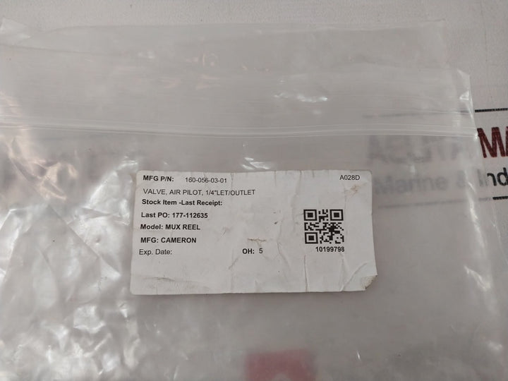 Ingersoll Rand A212Ps Air Pilot Pneumatic Valve 1/4 Inch Let/Outlet