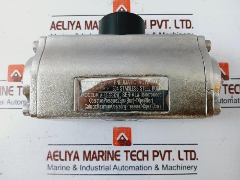 Injoy A-45-sr-k10 Stainless Steel Pneumatic Actuator 29psi(2bar)~116psi(8bar)