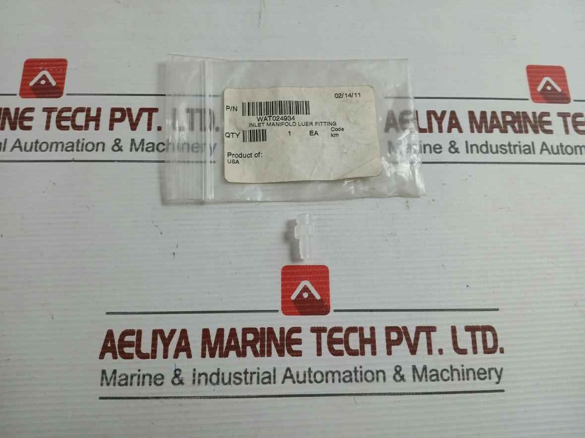 Inlet Manifold Luer Fitting Brand Waters Wat024934