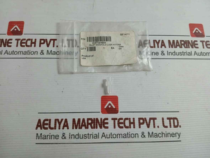 Inlet Manifold Luer Fitting Brand Waters Wat024934