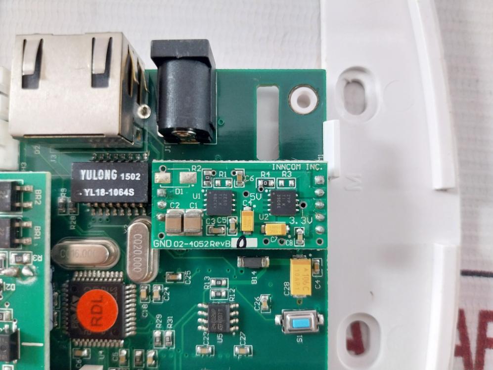 Inncom B574 Network Controller 12Vdc 200Ma R38E37910D Rev.B 94V-0 E226252