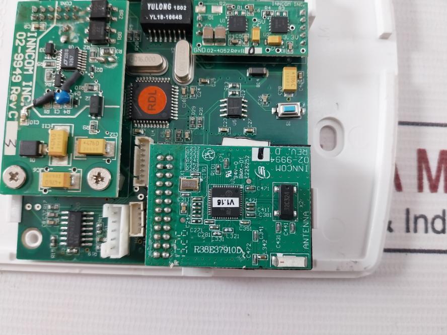 Inncom B574 Network Controller 12Vdc 200Ma R38E37910D Rev.B 94V-0 E226252