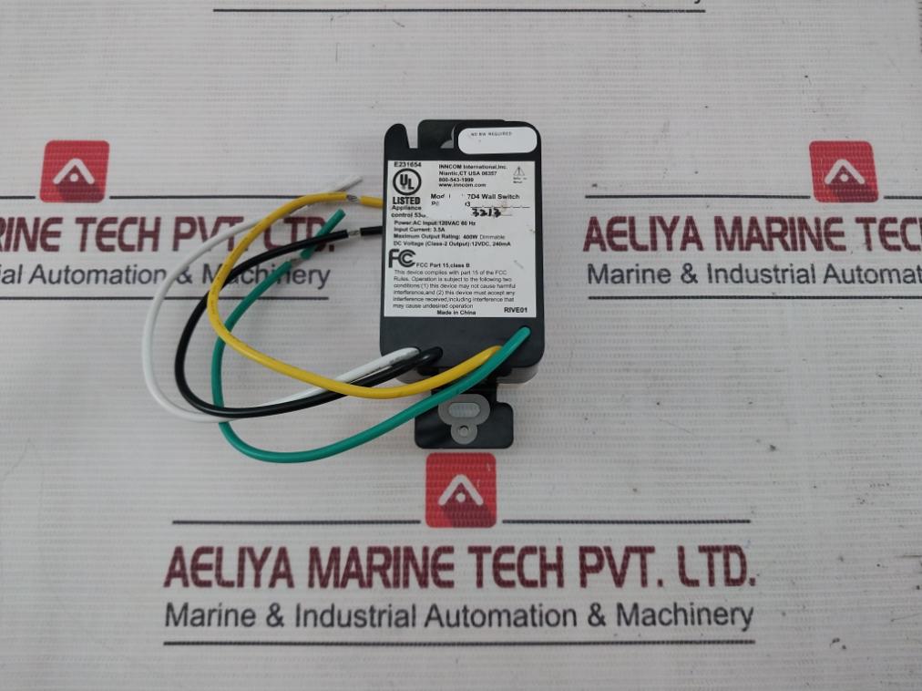 Inncom S217D4 Wall Switch 3.5A 400W Class-2