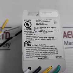 Inncom S217R5 Wall Switch Module 4.5A 500W 12Vdc 240Ma