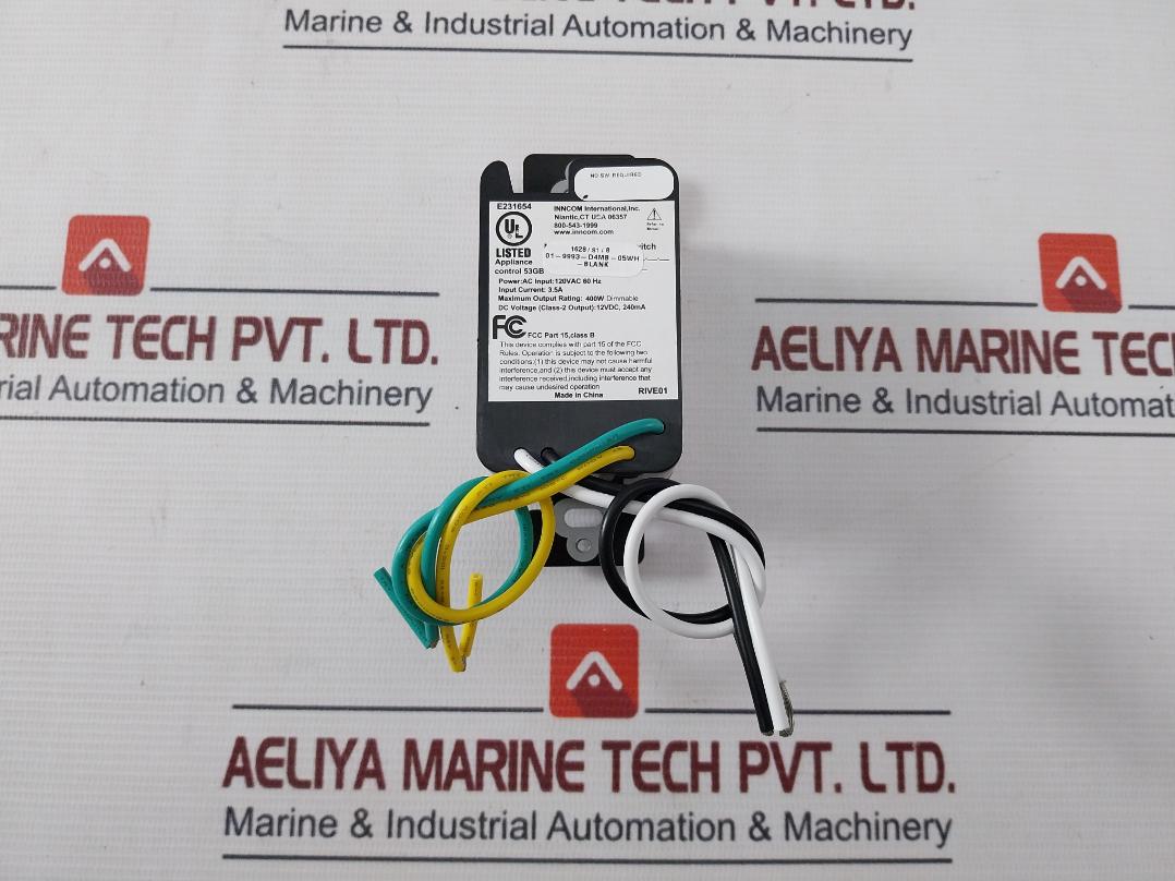 Inncom Wall Switch 120Vac 60Hz 3.5A 400 W