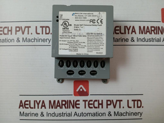 Inncom X47 Universal Relay Pack 100-277Vac 60Hz 35Ma E231654