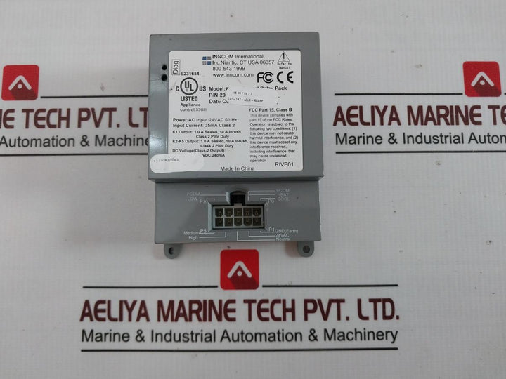 Inncom X47 Universal Relay Pack 24Vac 60Hz 35Ma 12Vdc 240Ma