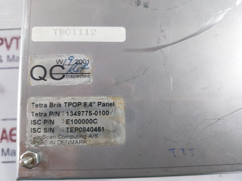 Innoscan 1349775-0100 Tetra Brik Tpop 8,4” Panel E100000C