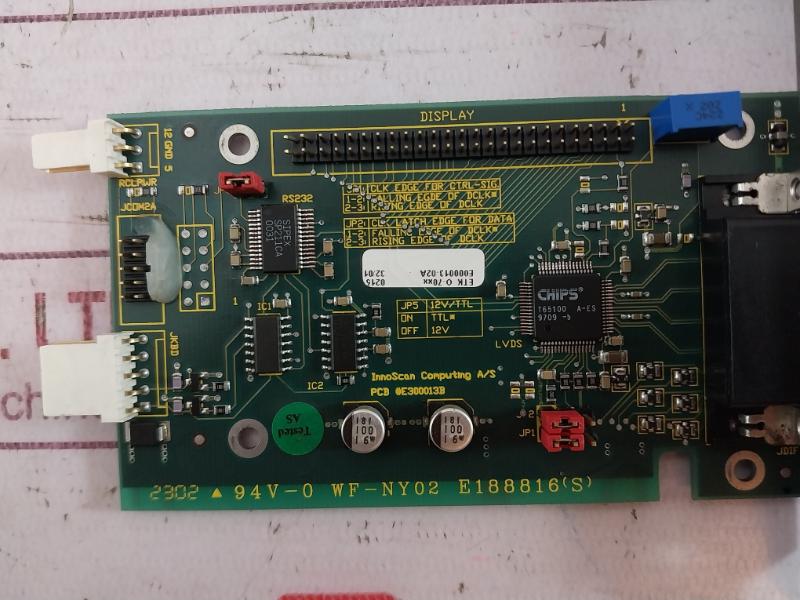Innoscan Computing E300013B Lvds Host Communication Link Pcb Wf-ny02 94V-0