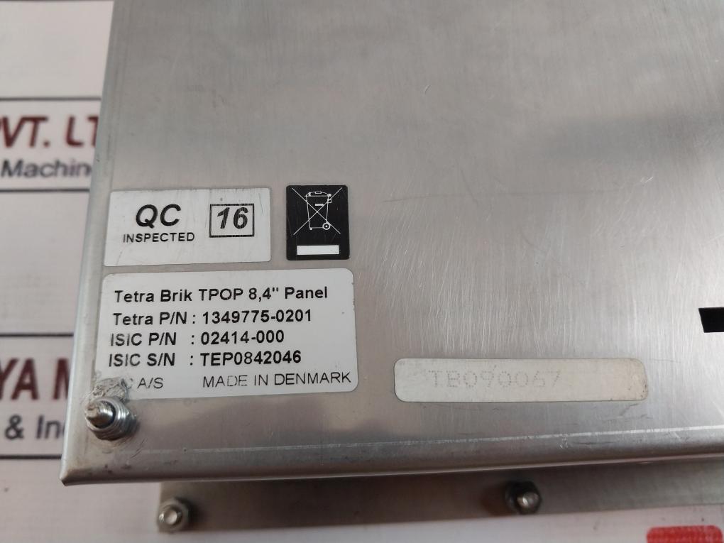 Innoscan Industrial Panel Pc Computer Tetra Brik Tpop 8.4” Screen Rev E