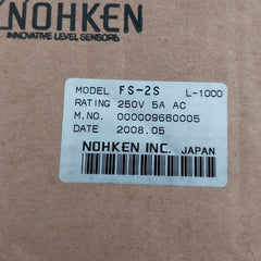 Innovative Level Sensor Set Fs-2S Nohken 250V 5A Ac L-1000 M/M
