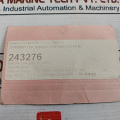 Inor 70aphcf001 Temperature Transmitter 304995