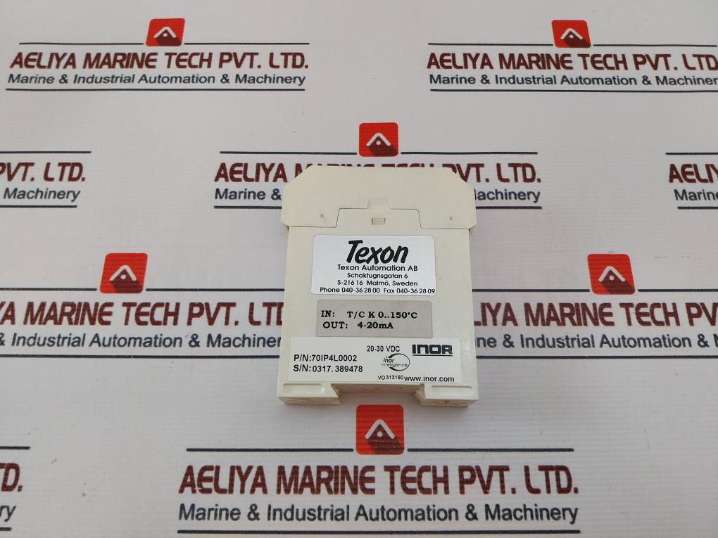 Inor Ipaq-4L Temperature Transmitter 70Ip4L0002 24Vdc
