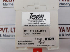 Inor Ipaq-4L Temperature Transmitter 70Ip4L0002 24Vdc