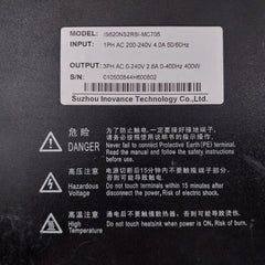 Inovance Is620Ns2R8I-mc705 Servo Drive 3Ph Ac 0-240V 2.8A 0-400 Hz 400W