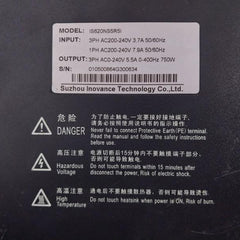 Inovance Is620Ns5R5I Servo Drive 3Ph Ac 200-240V 3.7A 50/60 Hz