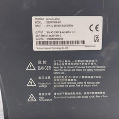 Inovance Is620Pt8R4I-int Servo Drive 3-phase 3Ph Ac 380-480V 5.6A 50/60Hz