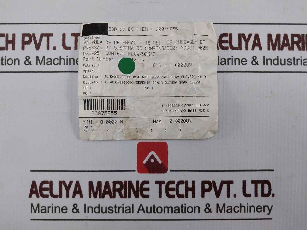 Inserta Icft-a-6116-n015 Check Valve Assembly Ip455675 Ll3 M3