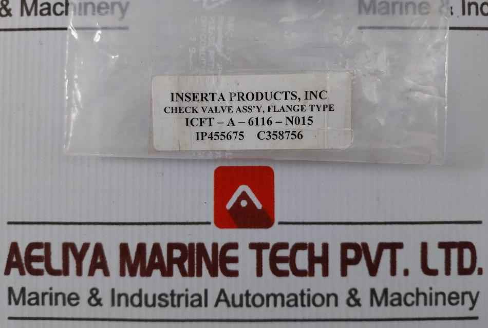 Inserta Icft-a-6116-n015 Check Valve Flange Type 4-bolt Ip455675