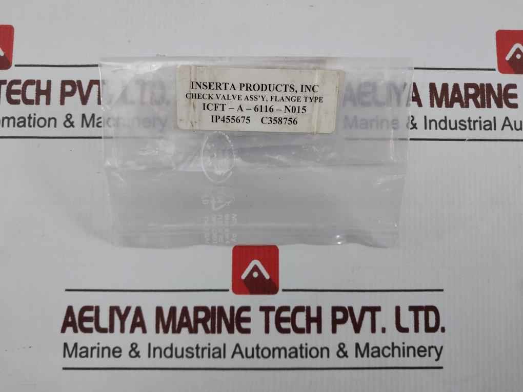 Inserta Icft-a-6116-n015 Flange Type Check Valve Assembly