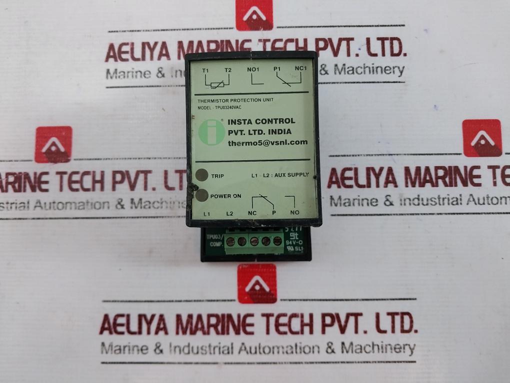 Insta Control Tpu03/1 Thermistor Protection Unit 240V Ac, 94V-0